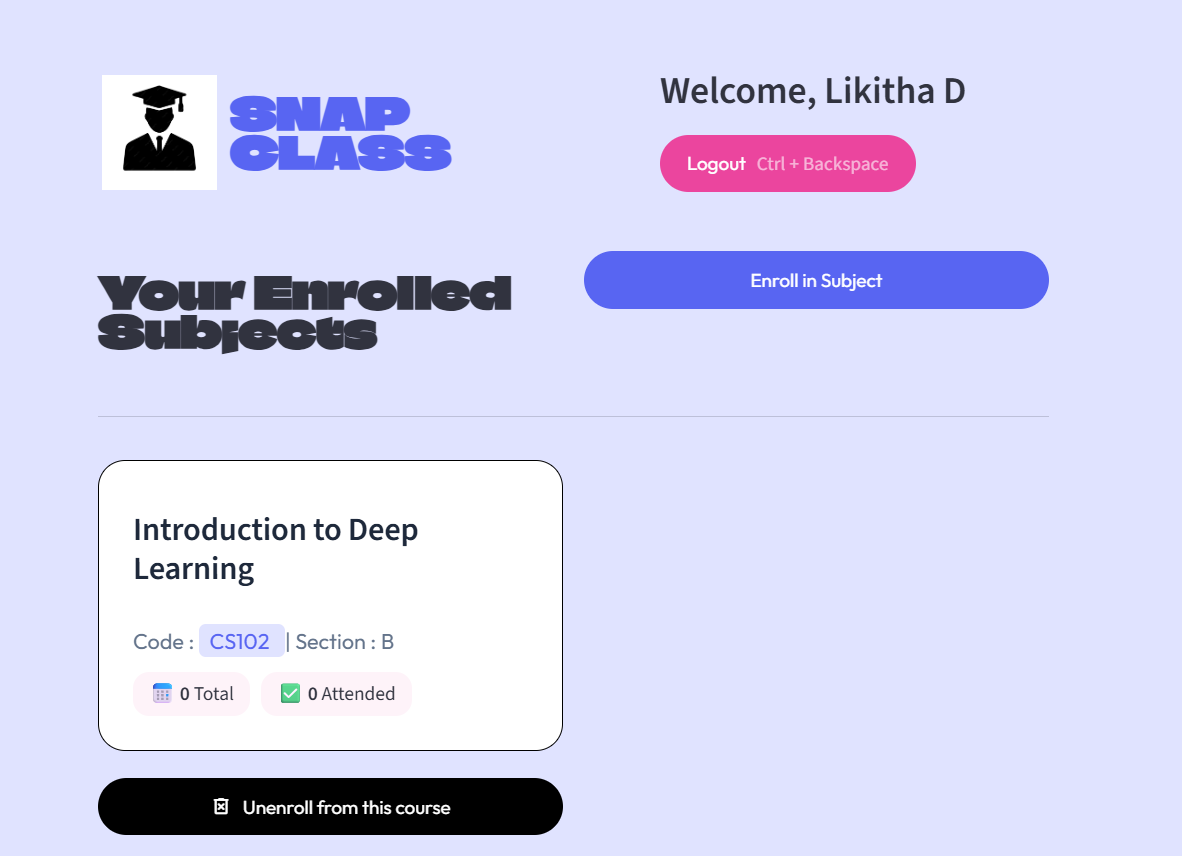 Student Dashboard